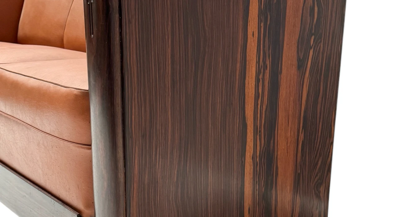 Art Deco Amsterdamse School Bench by Daniêl van Dorp for Gebroeders Reens